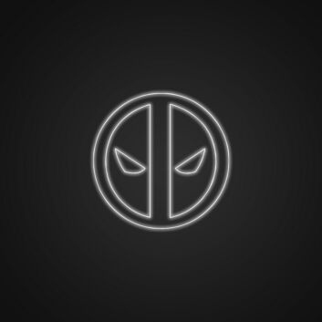 Maske mit Augenmotiv LED-Neonschild Gamingzimmer Wohnzimmer