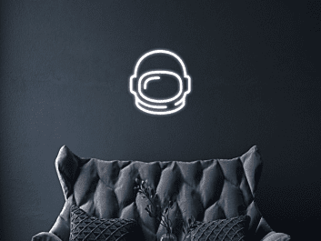 Astronautenhelm LED-Neonschild Wohnzimmer Büro