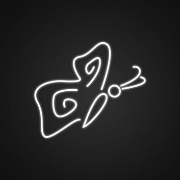 Schmetterling LED-Neonschild Wohnzimmer Schlafzimmer