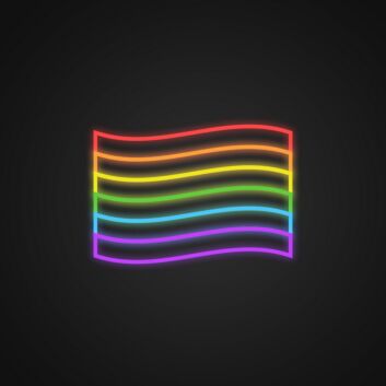 Regenbogenflagge LED-Neonschild