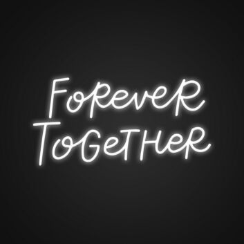 Forever Together LED-Neonschild für Hochzeit und Wohnzimmer