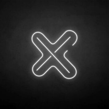 Kreuzsymbol LED-Neonschild für Bar Club