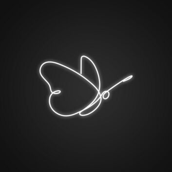 Schmetterling LED-Neonschild Wohnzimmer Schlafzimmer