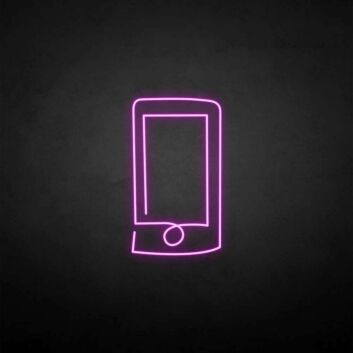 Smartphone Symbol LED-Neonschild für Büro und Laden