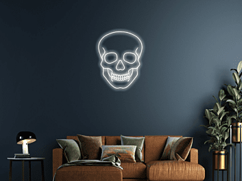 Totenkopf LED-Neonschild