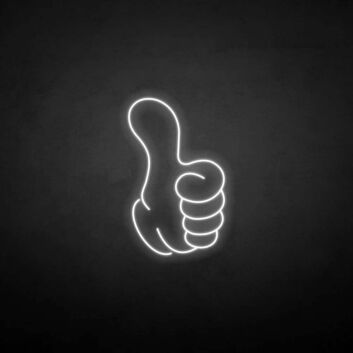 Daumen hoch Symbol LED-Neonschild für Wohnzimmer Büro