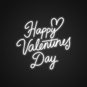 Happy Valentines Day LED-Neonschild Wohnzimmer Schlafzimmer