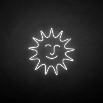 lächelnde Sonne LED-Neonschild Wohnzimmer Kinderzimmer