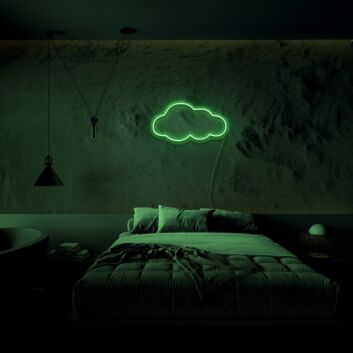 Wolke LED-Neonschild Schlafzimmer