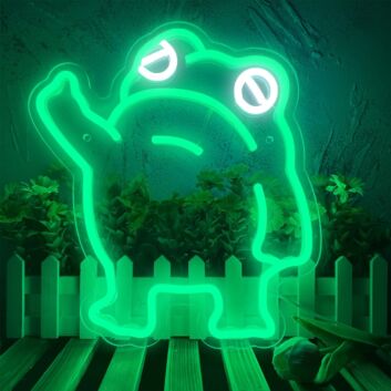 Froschfigur LED-Neonschild für Wohnzimmer und Kinderzimmer