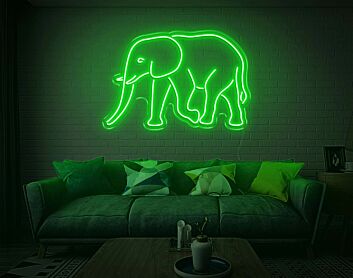 Elefant LED Neonschild für Zuhause