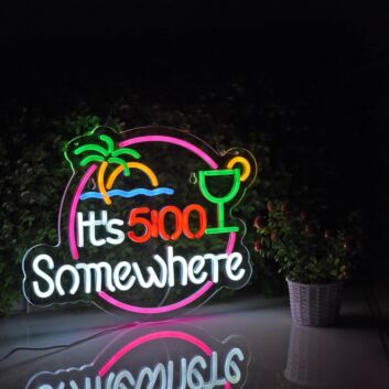 It&#039;s 5:00 Somewhere LED-Neonschild für Bar Club