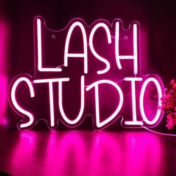 Lash Studio LED-Neonschild für Kosmetikstudio Schönheitssalon