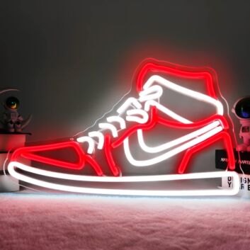 Sneaker LED-Neonschild für Wohnzimmer oder Schaufenster