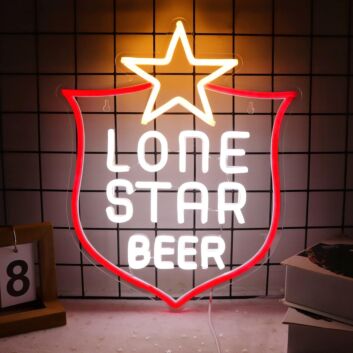 LONE STAR BEER LED-Neonschild für Bar und Pub