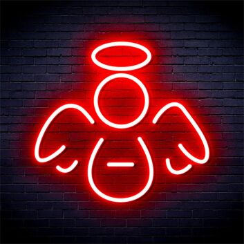 Engel Symbol LED-Neonschild Wohnzimmer Cafe