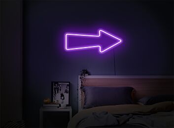 Pfeil nach rechts LED-Neonschild Schlafzimmer Wohnzimmer