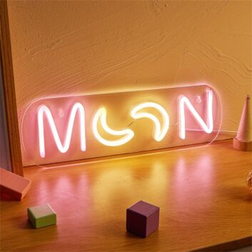 MOON LED-Neonschild Wohnzimmer Schlafzimmer