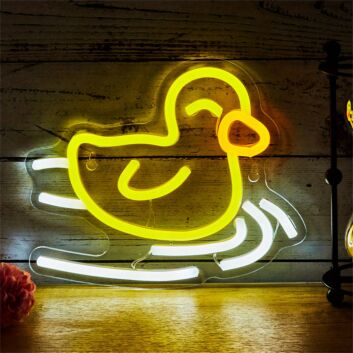 Gummiente LED-Neonschild für Kinderzimmer Badezimmer