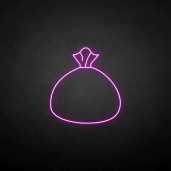 Geldsack LED-Neonschild Büro Geschäft