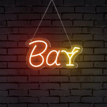 Bar LED-Neonschild mit Cocktailglas
