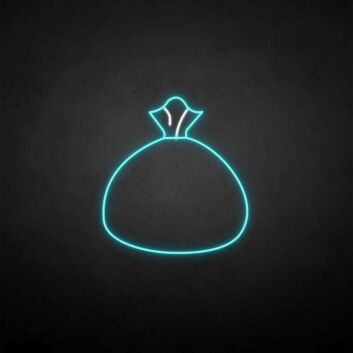 Geldsack LED-Neonschild Büro Geschäft