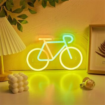 Fahrrad LED-Neonschild für Kinderzimmer und Wohnzimmer