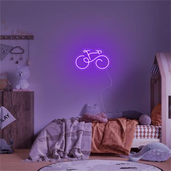 Fahrrad LED-Neonschild für Kinderzimmer und Wohnzimmer