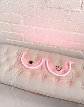 Brustsymbol mit Herz LED-Neonschild für Bar Club