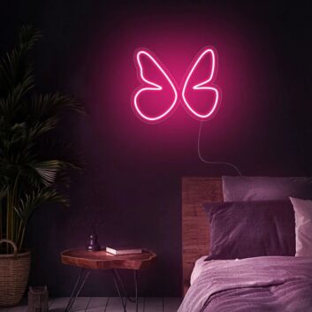 Schmetterling LED-Neonschild für Schlafzimmer und Wohnzimmer