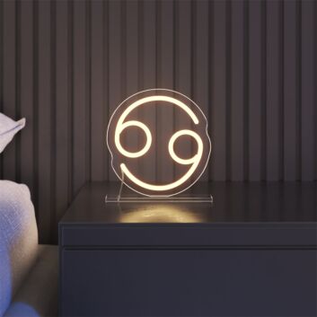 Krebs Sternzeichen Symbol LED-Neonschild Schlafzimmer Wohnzimmer