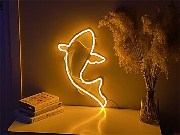 Springender Delfin LED-Neonschild Wohnzimmer Kinderzimmer
