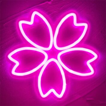 Kirschblüte LED-Neonschild Wohnzimmer Schlafzimmer