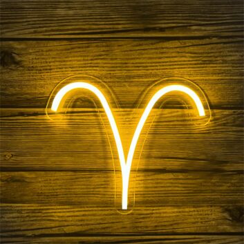 Widder Sternzeichen Symbol LED-Neonschild Wohnzimmer Schlafzimmer