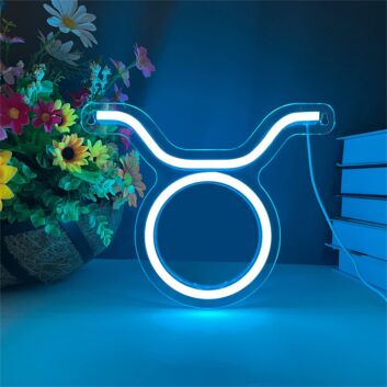 Stier Sternzeichen Symbol LED-Neonschild Wohnzimmer Schlafzimmer