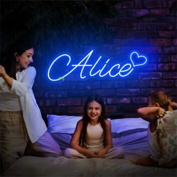 Alice LED-Neonschild Schlafzimmer Kinderzimmer