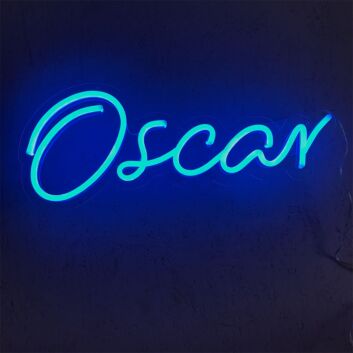 Oscar LED-Neonschild Wohnzimmer Bar