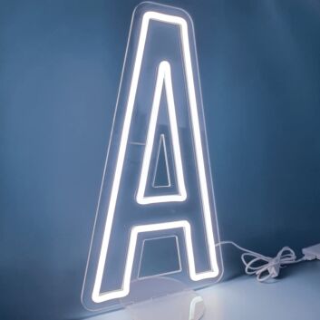 Buchstabe A LED Neonschild für Wohnzimmer und Büro