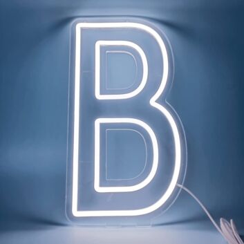Buchstabe B LED Neonschild für Wohnzimmer und Bar
