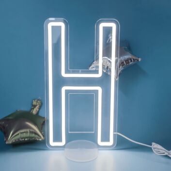 Brighten Up Your Space: Perfect for Weddings, Parties, and Home Decor with Customized LED Neon Light Letter H LED Neon Sign.