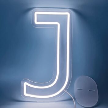 Buchstabe J LED Neonschild für Wohnzimmer und Schlafzimmer