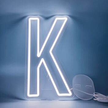 Buchstabe K LED Neonschild für Wohnzimmer und Schlafzimmer