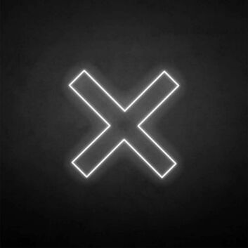 Kreuzsymbol LED-Neonschild für Bar Club