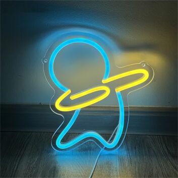 Brighten Up Your Child&#039;s Bedroom or Playroom with the Cute Little Person Kids Room LED Neon Sign - Perfect for Parties, Sleepovers, and Cozy Decor!