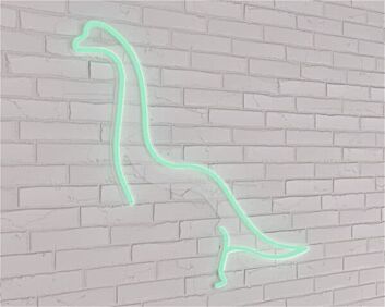 Dinosaurier Silhouette LED-Neonschild Kinderzimmer Wohnzimmer