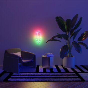 Tulpe LED-Neonschild Wohnzimmer Schaufenster