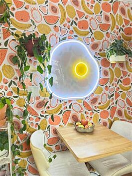 Spiegelei LED-Neonschild für Küche Café