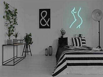 Frauenkörper Silhouette LED-Neonschild Schlafzimmer Wohnzimmer