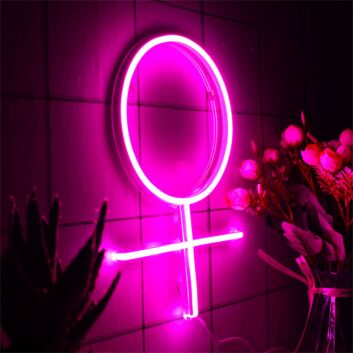Venuszeichen LED-Neonschild Wohnzimmer Schlafzimmer