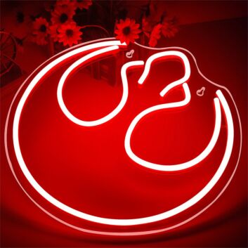 Elevate Your Movie Nights and Celebrative Atmospheres with Flag Movie LED Neon Sign for Home Theater, Bar, and Wedding Decorations.